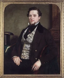 Portræt af en gentleman, 1855